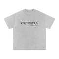 Orchestra Grey Snow Washed Oversized Cotton T-Shirt
